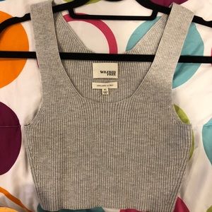 Wilfred free knit crop top